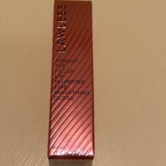 Lawless Forget the Filler Lip Plumping Line Smoothing Lip Gloss Violet Bloom NEW - Picture 4 of 7